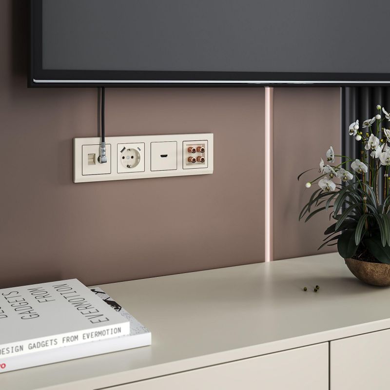 Розетка с быстрой зарядкой USB Type A+С слоновая кость Werkel W1171703 фото 3
