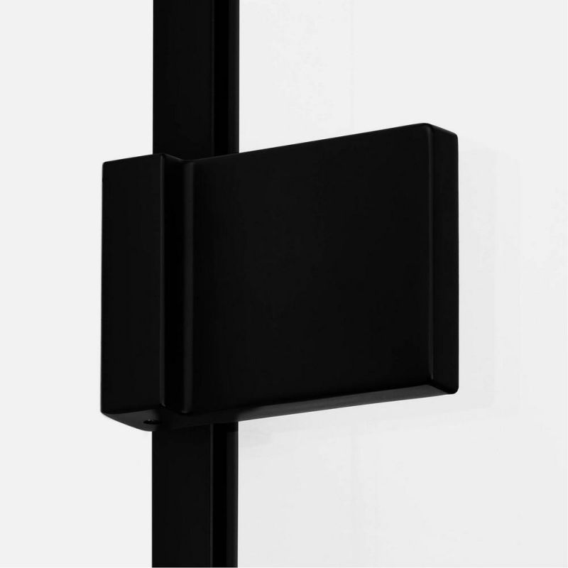 Душевая перегородка New Trendy AVEXA BLACK 120 EXK-2053, профиль черный матовый, стекло прозрачное фото 5
