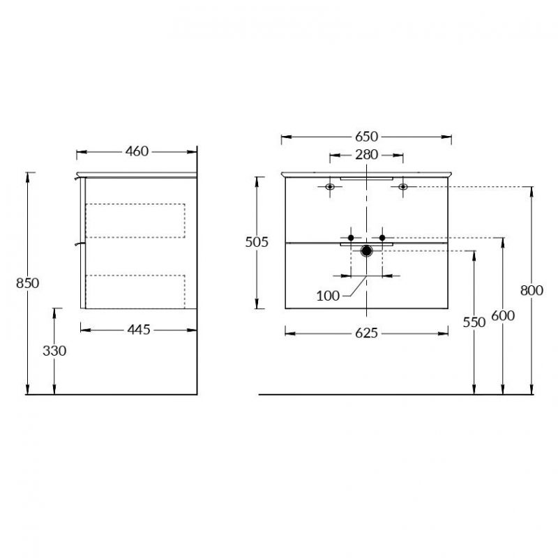 Тумба подвесная Kerama Marazzi Piano Forte PI.F.65\OLM 65 см, дымчатый вяз фото 2