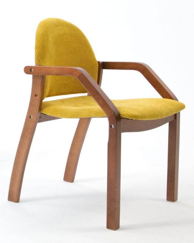 Стул-кресло Джуно 2.0 орех/жёлтый Z112819W16