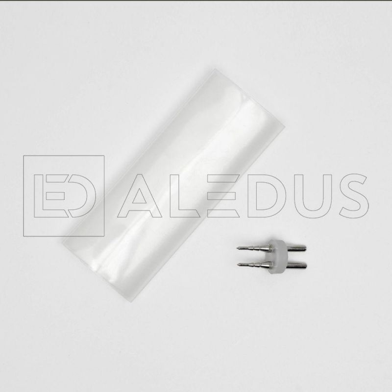 Соединитель ALEDUS нить-дюралайт, белый, 2Pin DA-2-S-DL-W фото 5