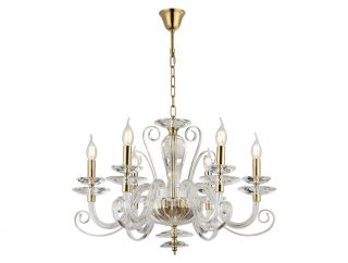 Люстра Newport 8570 ANNABELLE E14 40W 8576/C gold polished