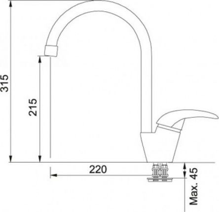 Смеситель для кухни Franke Platino 115.0029.589