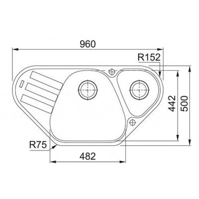 Мойка Franke Antea 114.0489.388 сахара