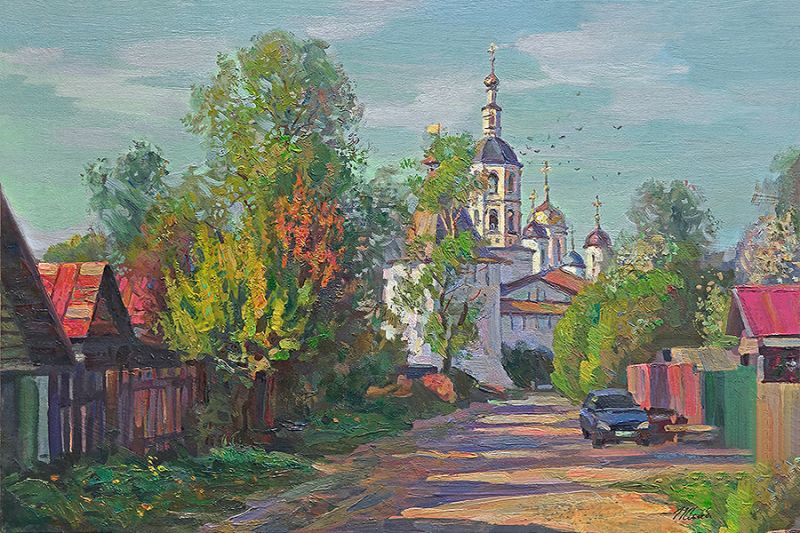 Картина "Солнечный монастырь" Жлабович Анатолий