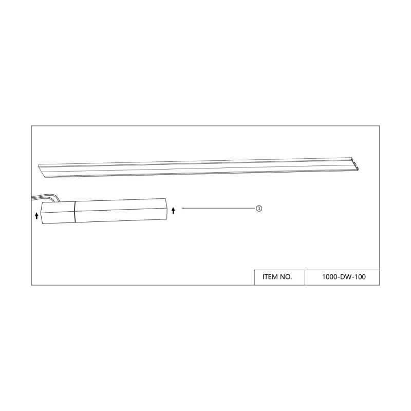 Блок питания для трекового магнитного светильника 100W 42V IP20 Favourite Techno-LED Unika 1000-DW-100