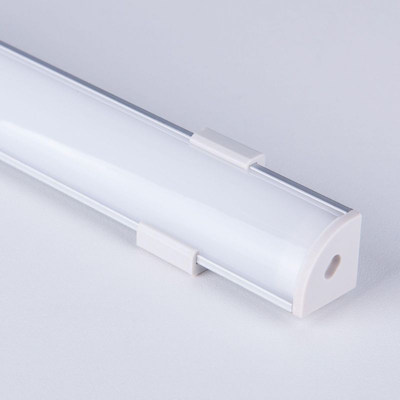 Угловой алюминиевый профиль для светодиодной ленты Elektrostandart LL-2-ALP008