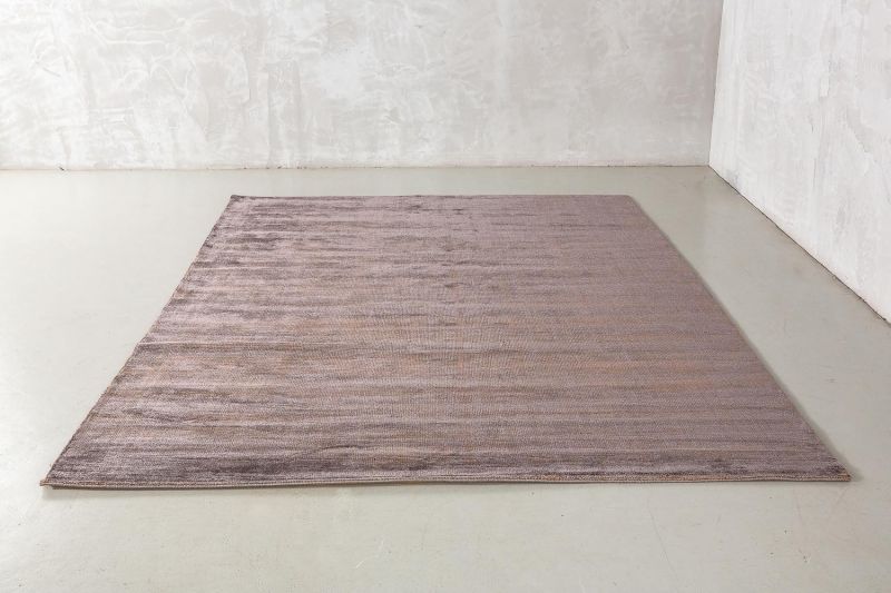 Индийский ковер из шерсти и арт-шёлка Carpet «MURUGAN» PLAIN-BRN-RUS-D04/A032 74 x 142 см