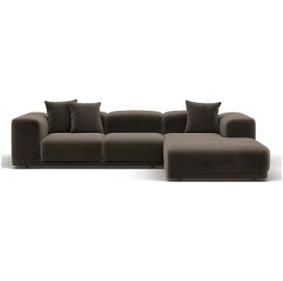 Модульный диван Highland Furniture KELLY SECTIONAL 325см коричневого цвета