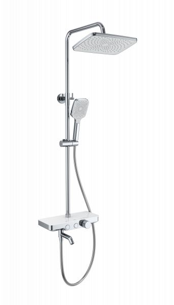 Душевая стойка с термостатом WONZON & WOGHAND WW-B3099-A-CR Хром фото 1