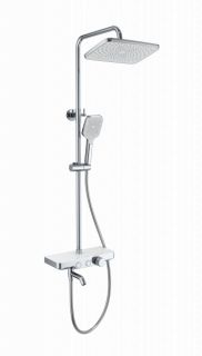 Душевая стойка с термостатом WONZON & WOGHAND WW-B3099-A-CR Хром
