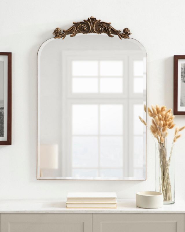 Золотое зеркало LH Mirror Home “Арендал” BD-3077531 фото 2