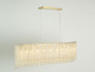 Люстра Polished champagne gold Clear glass Newport 10900 E14 60W 10911/S gold