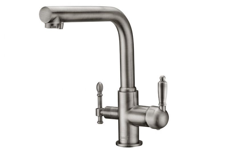 Смеситель для кухни Zorg ZR 313 YF-33 NICKEL фото 1