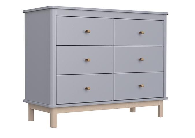 Комод Ellipsefurniture Classic 6 ящиков (серый) CLMBCD03020199 фото 2