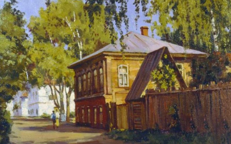 Картина "Старый дом в Плесе" Владимир Лаповок фото 1