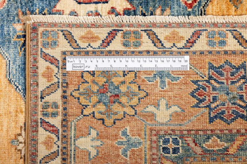 Пакистанский ковер из шерсти Carpet «KAZAK ROYAL» 226916-GLD-GLD 150 x 207 см