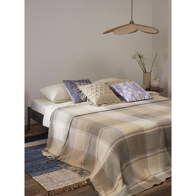 Покрывало из хлопка warm traditions бежево-серого цвета из коллекции essential, 180х250 см Tkano BD-3042962 фото 4