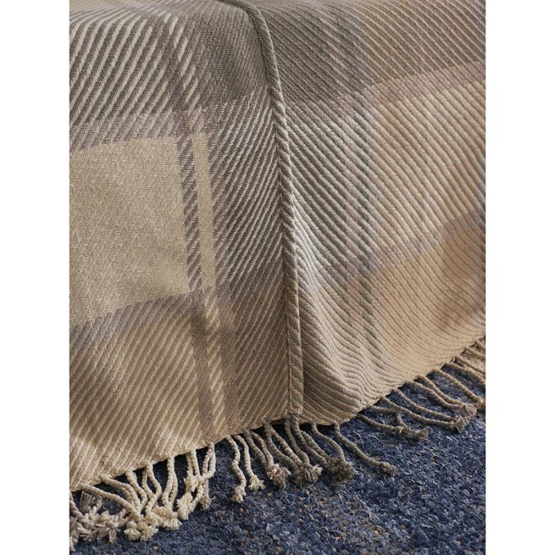Покрывало из хлопка warm traditions бежево-серого цвета из коллекции essential, 180х250 см Tkano BD-3042962 фото 7
