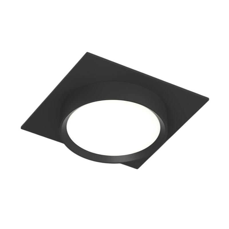 Встраиваемый светильник Denkirs FLAT IP20 до 15 Вт, GX53, LED, черный, алюминий DK2091-BK фото 1