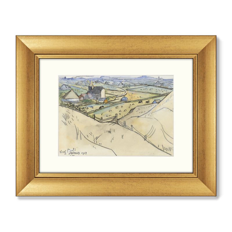 Набор из 2-х репродукций картин в раме Weg langs kanaal, 1916-1917г. ArtNoMore BD-2090633 фото 2