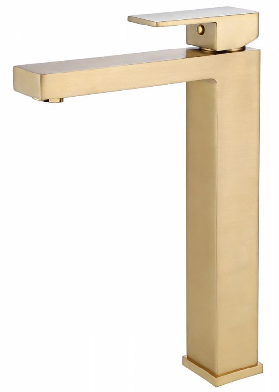 Смеситель для раковины Abber Daheim AF8211G, матовое золото фото 1