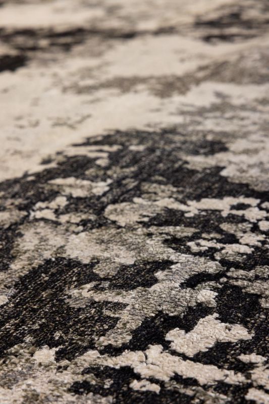 Индийский ковер из арт-шёлка Carpet «STORM» FR1218-BLACK 170 x 239 см фото 12