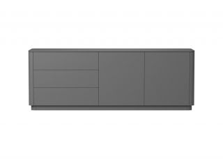 Тумба  Ellipsefurniture Tammi 3 ящика 2 двери L (серый) TM010205080101