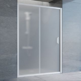 Душевая дверь Vegas Glass ZP 135 01 10, профиль белый, стекло матовое