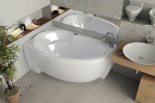 Акриловая ванна Aquatek Бетта BET150-0000067 150x95 L с экраном фото 3