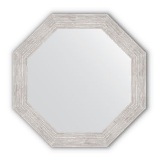 Зеркало в багетной раме Evoform Octagon BY 3737 серебряный дождь