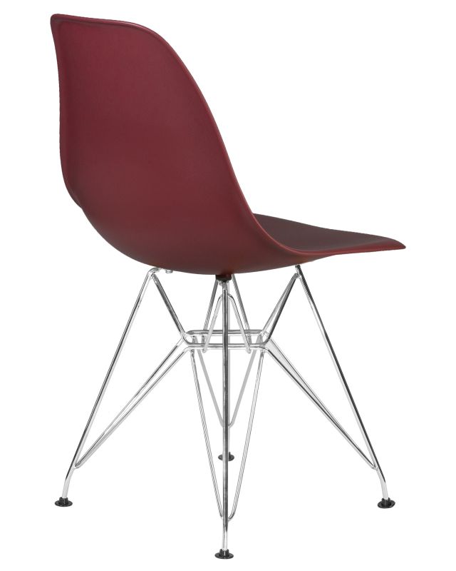 Стул Dobrin 638APP-LMZL DSR, цвет сиденья сливовый (R-13), цвет основания хромированная сталь