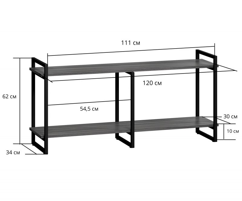 ТВ-тумба Loftyhome Мальборк BD-2258411