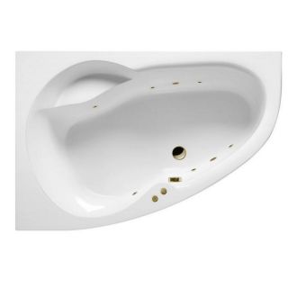Акриловая ванна Excellent Newa WAEX.NEL16.SOFT.BR 160x95 с г/м, L  бронза