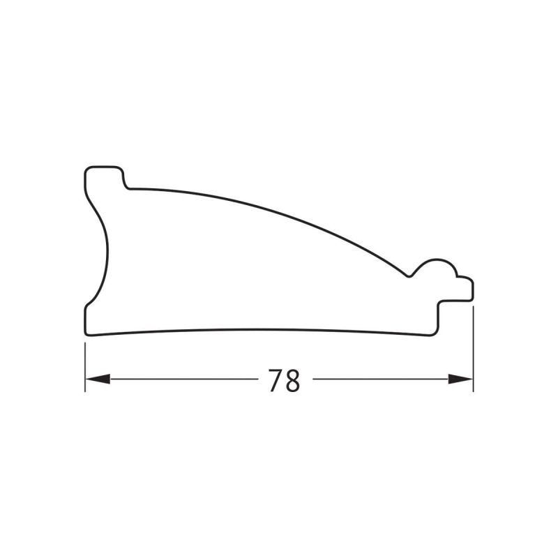 Зеркало настенное Evoform Octagon в багетной раме белая кожа с хромом, 64х84 см, BY 7444