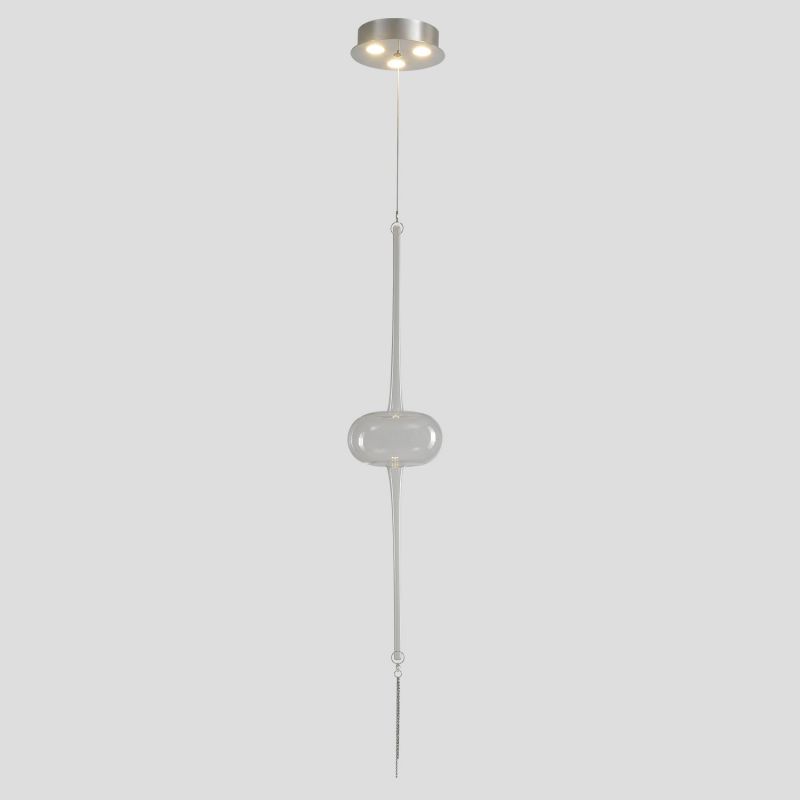 Светильник подвесной Crystal Lux GLASS SP3W LED CHROME фото 2