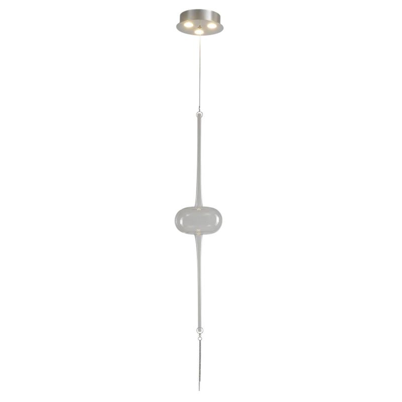 Светильник подвесной Crystal Lux GLASS SP3W LED CHROME фото 1