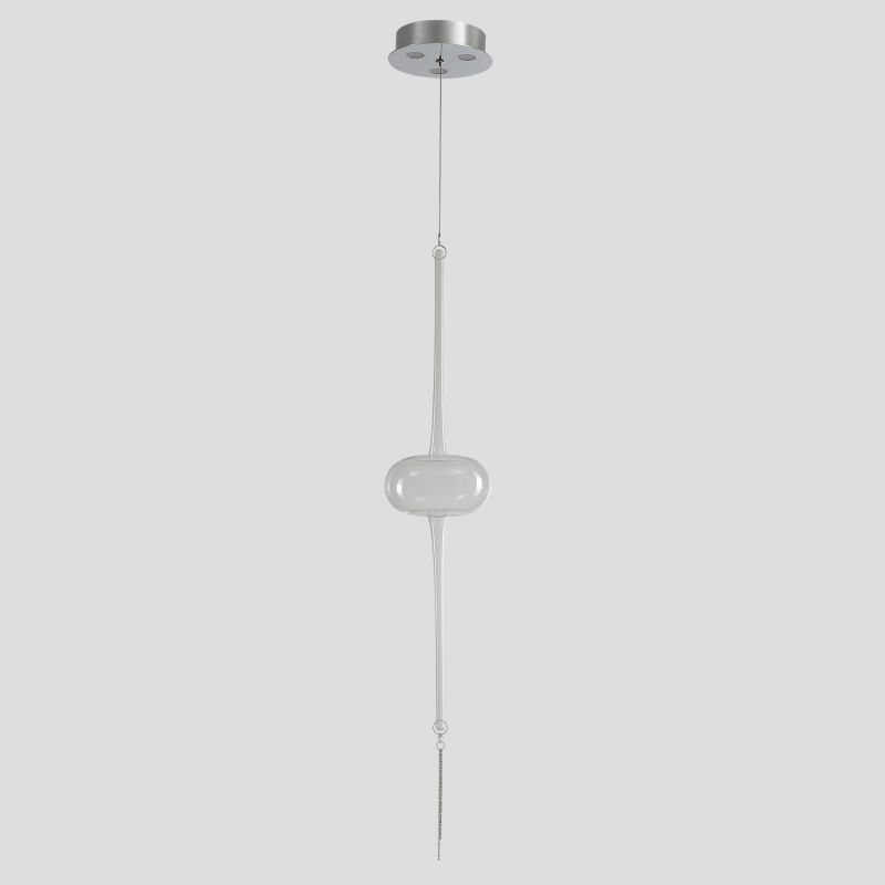 Светильник подвесной Crystal Lux GLASS SP3W LED CHROME фото 3
