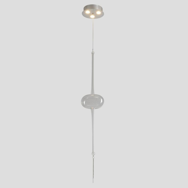 Светильник подвесной Crystal Lux GLASS SP3W LED CHROME фото 4