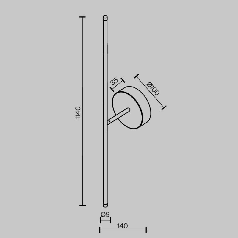Настенный светильник (бра) Maytoni Elegant LED 2700К(теплый) 18W C084WL-L18BS2.7K фото 3