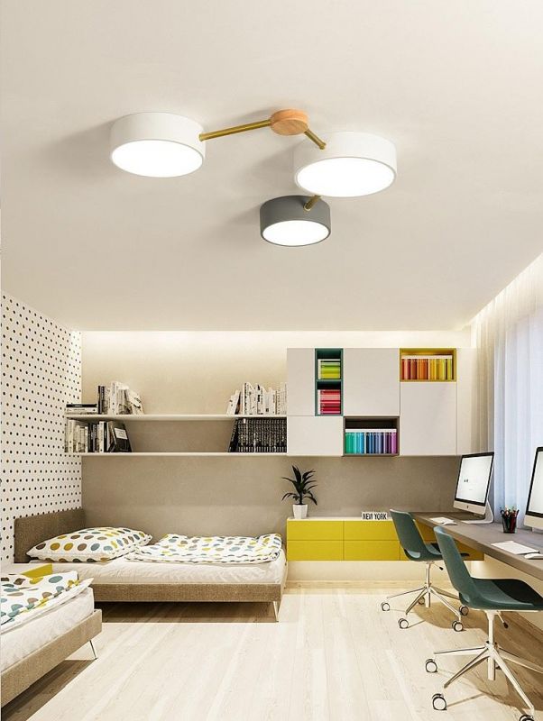 Потолочная люстра LIGHTERA Tizzo LED 12W, белый свет (4000К) LE239PL-3WG фото 2