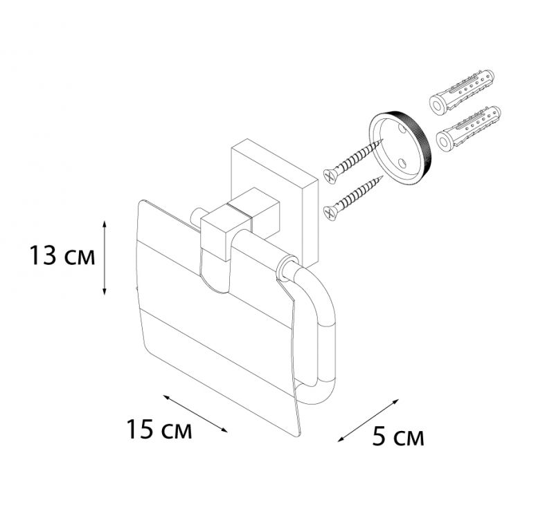 Бумагодержатель Fixsen Metra FX-11110