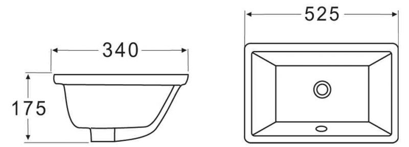 Встраиваемая раковина BelBagno  BB1009