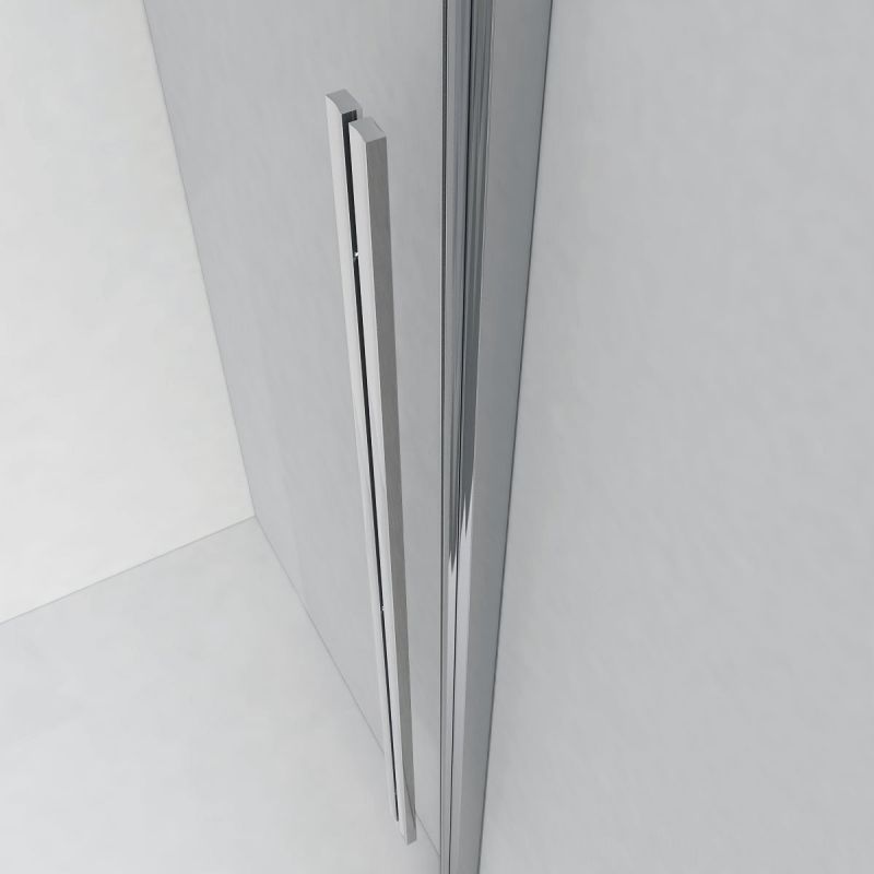 Душевой уголок Ambassador Intense 110022202IBB-100IBB 130x200 см, профиль черный, стекло тонированное фото 4