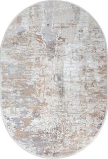 Турецкий ковер из эвкалиптового шёлка и акрила Carpet «SIRIUS» 1931-BGE(Oval) 160 x 230 см