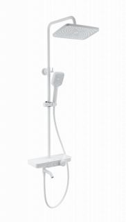 Душевая стойка с термостатом WONZON & WOGHAND WW-B3099-A-MW Белый
