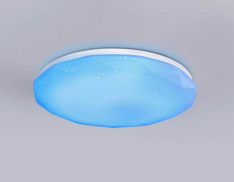 Светодиодный светильник RGB с пультом управления Ambrella FZ IP20 LED 3000-6500+RGB(теплый, белый, холодный) 46W FZ417 фото 8