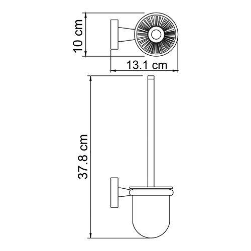 Щетка для унитаза WasserKRAFT Lippe K-6527