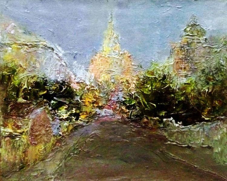 Картина "Московский мотив 1" 40x35 Желнов Николай фото 1