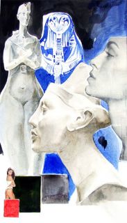 Картина "Века и женщина" Юрий Чистяков